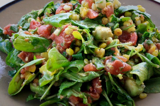 Arugula and Corn Salsa