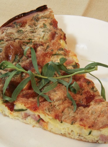 Baked Omelet with Ham