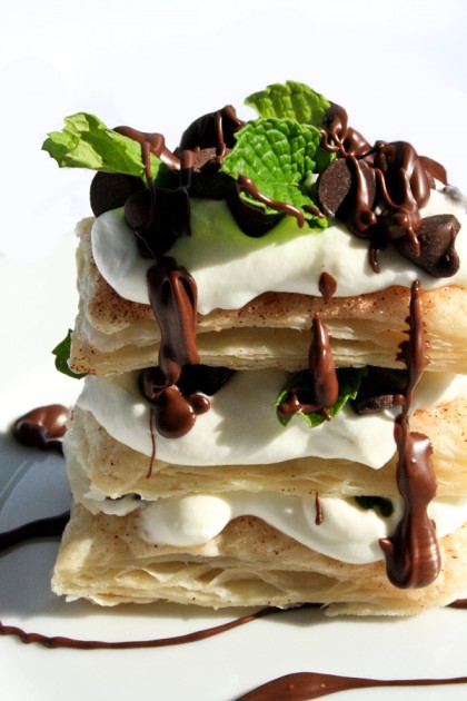 Mint Chocolate Napoleons