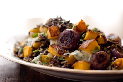 Roasted Pumpkin Salad; Image from Heidi Swanson