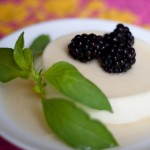 Lemon Basil Panna Cotta