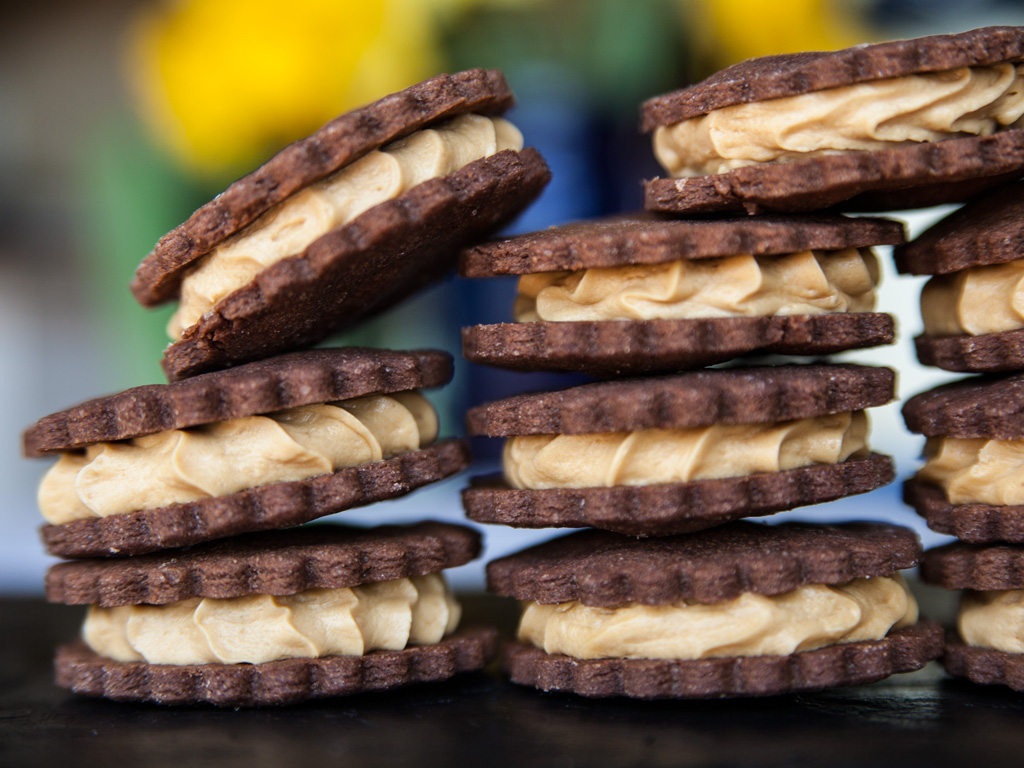Permalink to Rosemary Caramel Sandwich Cookies