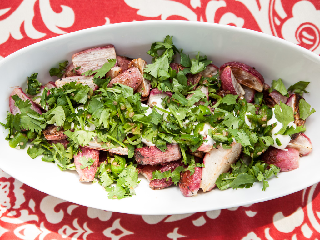 Permalink to Spicy Roasted Radishes with Cilantro