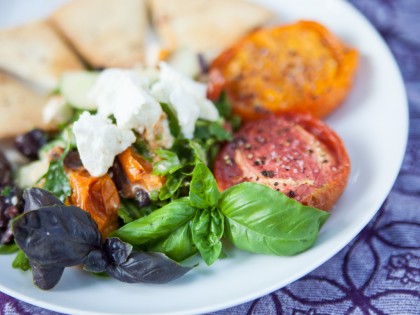 Permalink to Roasted Tomato Fattoush