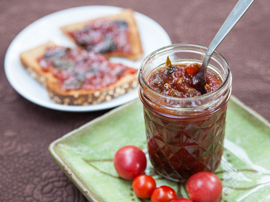 Permalink to Tomato Jam with Basil and Thyme