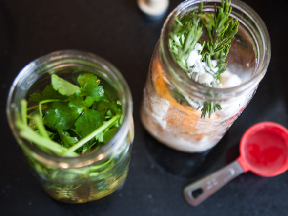 Herb-infused Vodkas