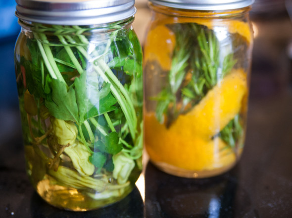 Herb-infused Vodkas